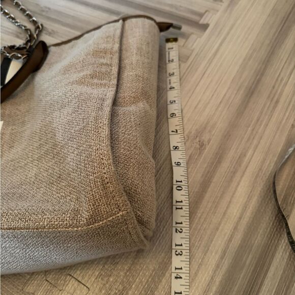 Lily & Bean Canvas Jumbo Tote Bag In Beige Personalised With Initials AI - Picture 5 of 7